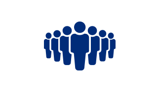 Grafik Icon Gruppenticket eine Personengruppe